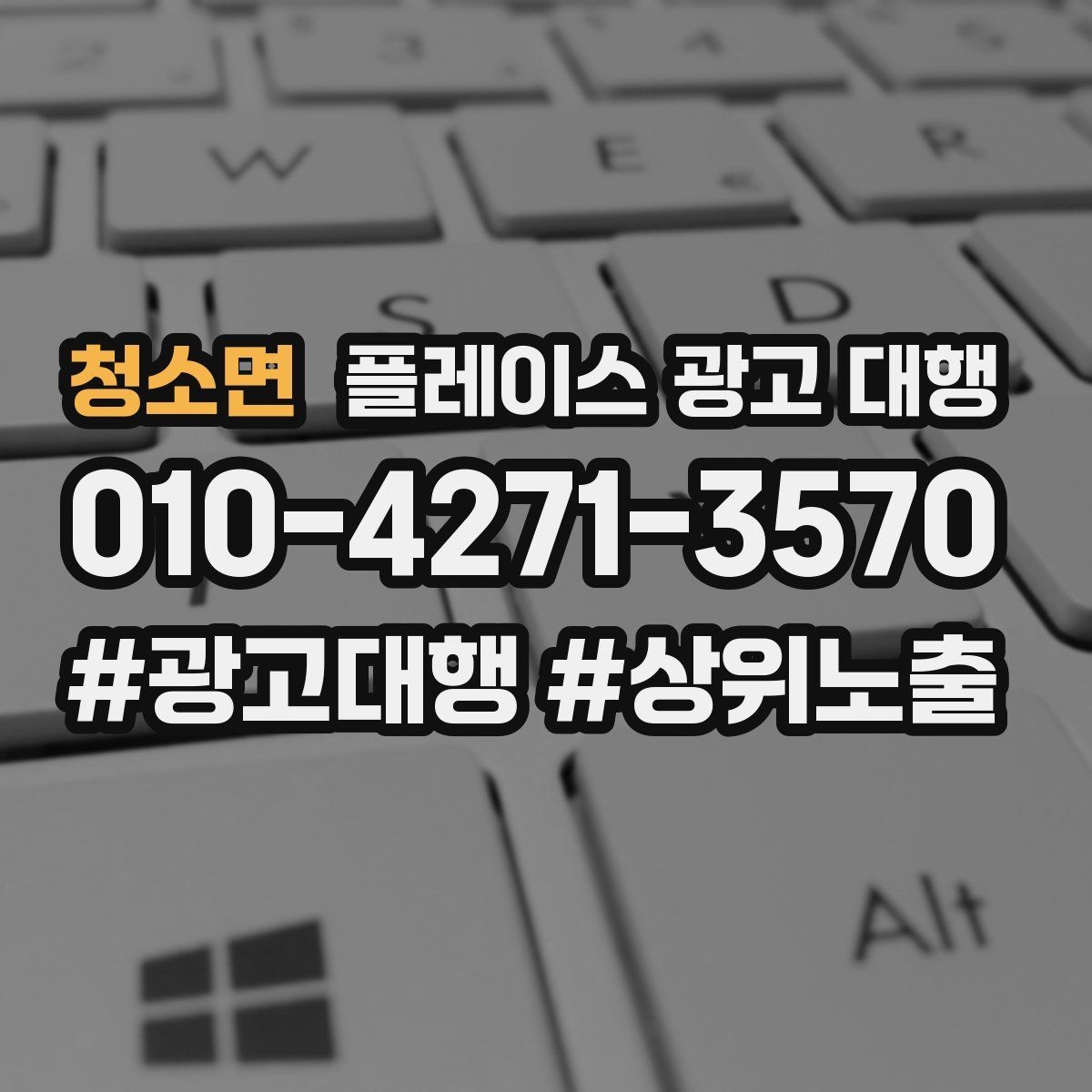 청소면 플레이스 광고 대행 검색어 선택이 중요한 까닭