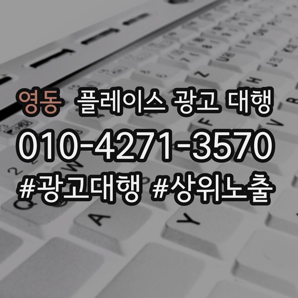 영동 플레이스 광고 대행 결과를 확인하는 방법