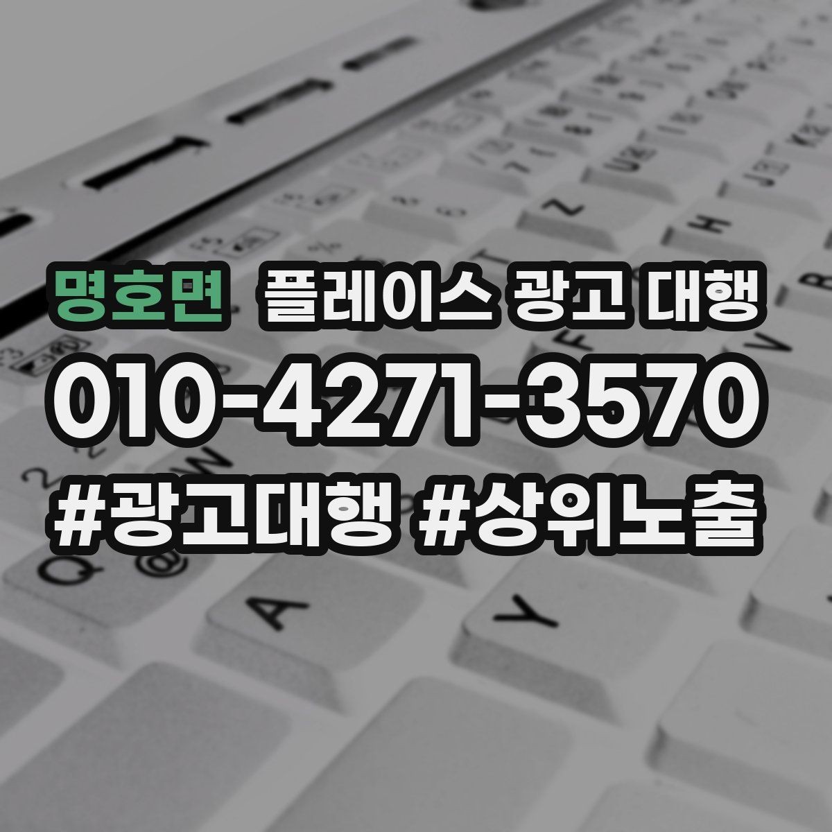 명호면 플레이스 광고 대행 운영 중 수정이 필요한 신호