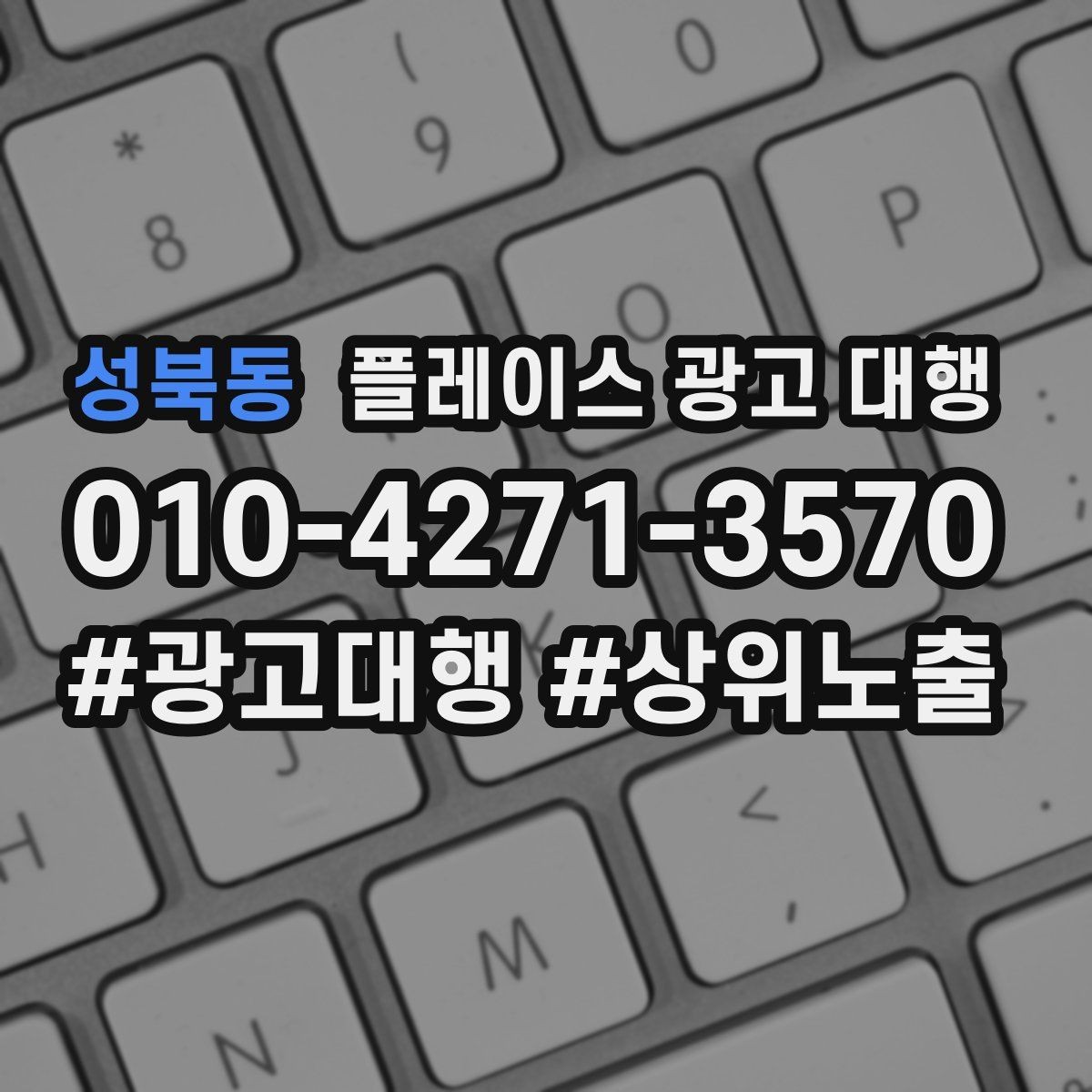 성북동 플레이스 광고 대행 시작 전 계정과 정보 점검