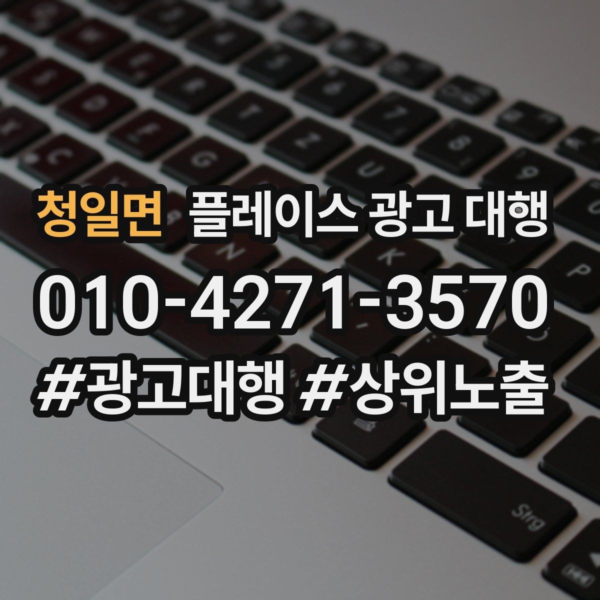 청일면 플레이스 광고 대행 업종 특성에 맞춘 운영 예시