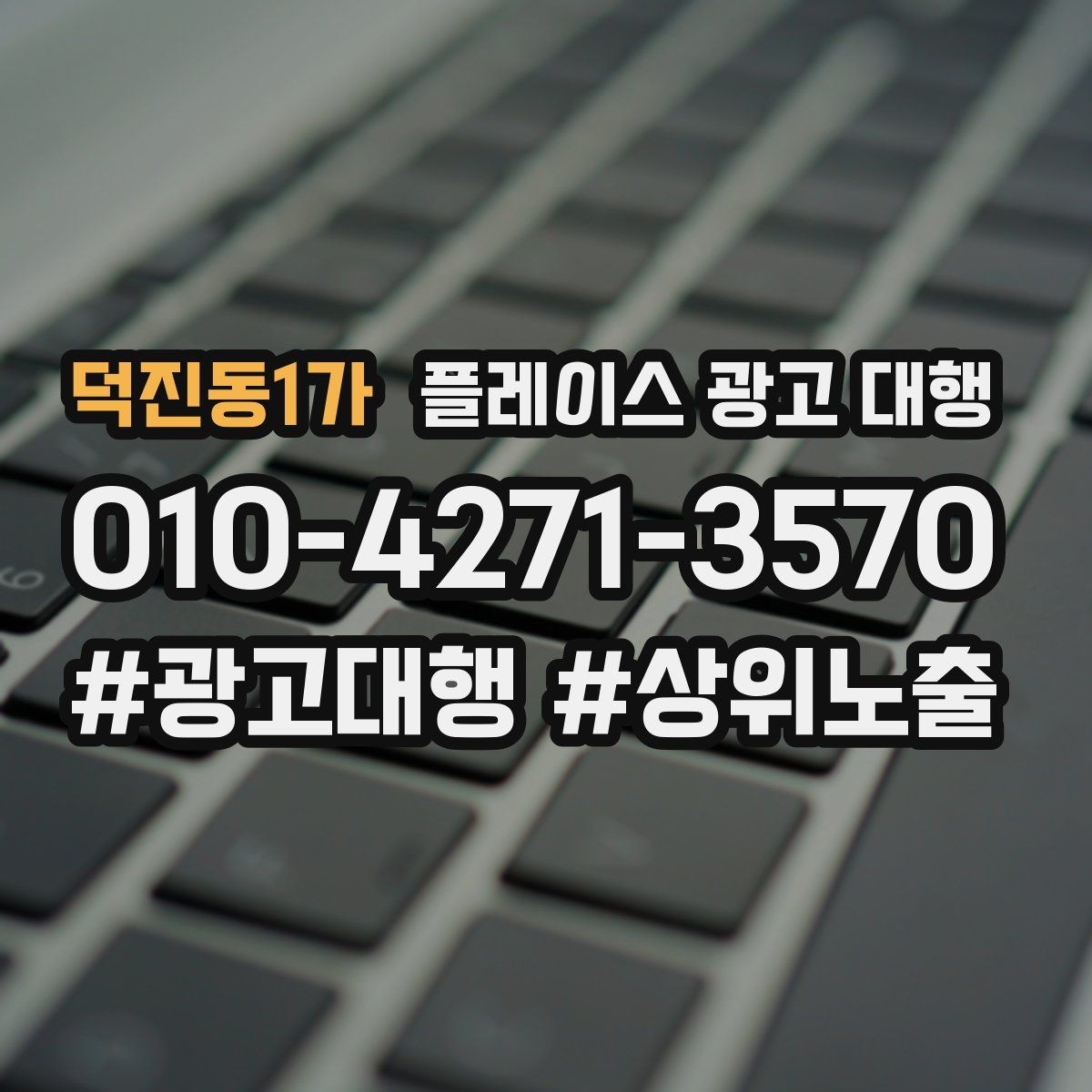 덕진동1가 플레이스 광고 대행 예산 대비 효율을 살피는 관점