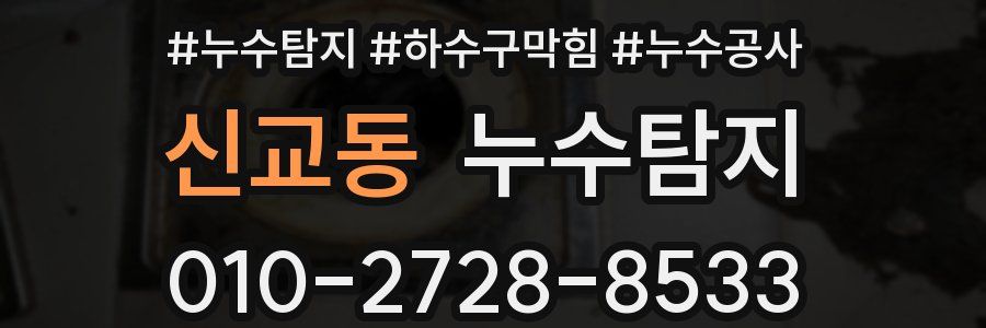 신교동 누수탐지업체