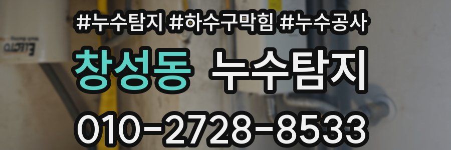 창성동 누수탐지업체