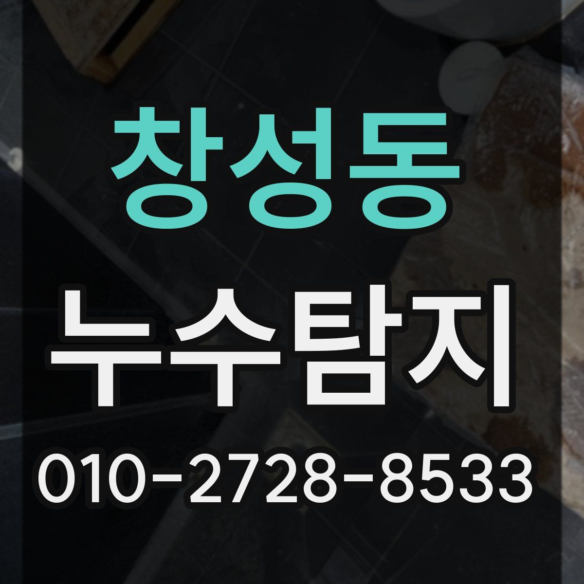 창성동 누수탐지