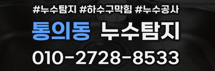통의동 누수탐지업체