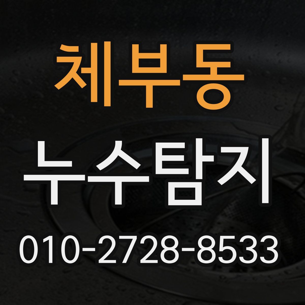 체부동 누수탐지
