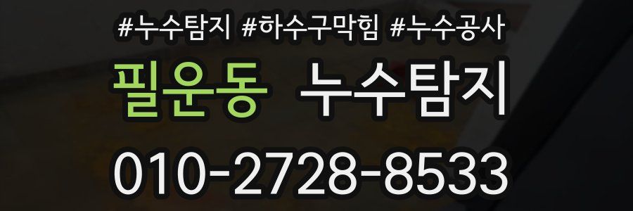 필운동 누수탐지업체