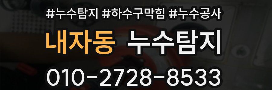 내자동 누수탐지업체