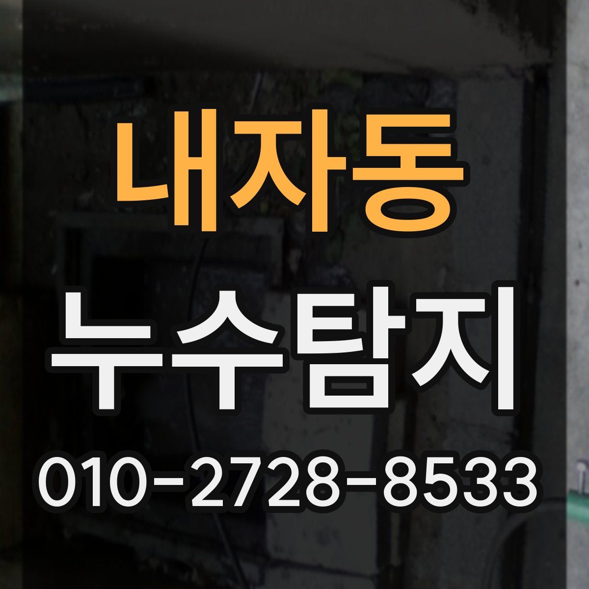 내자동 누수탐지