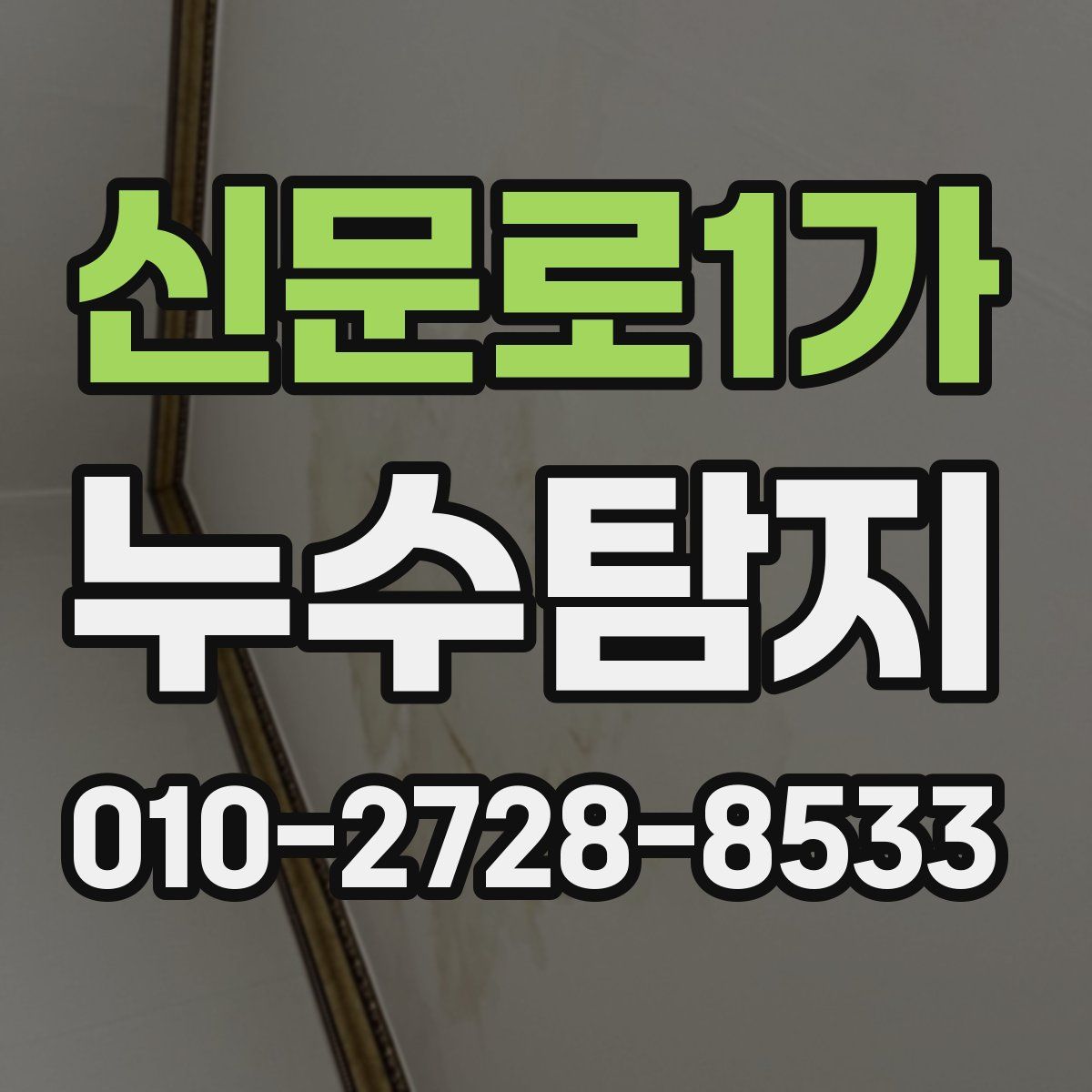 신문로1가 누수탐지