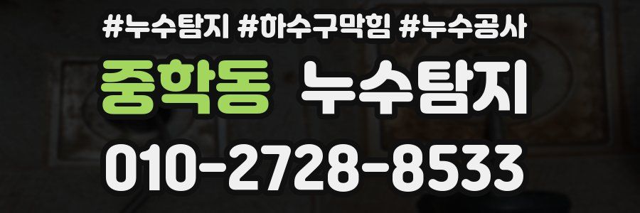 중학동 누수탐지업체
