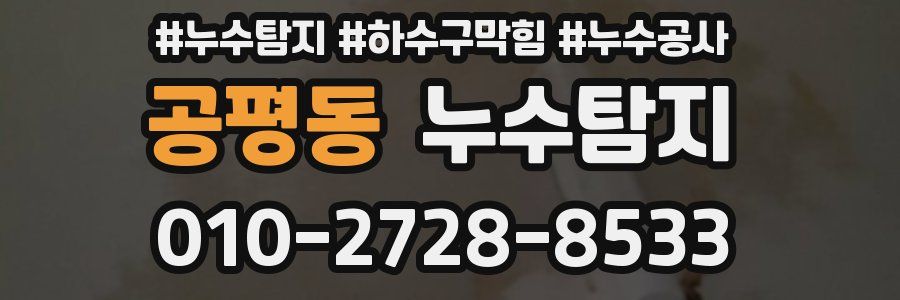 공평동 누수탐지업체
