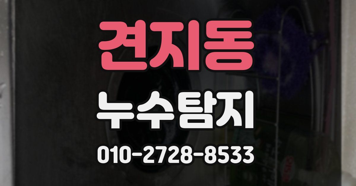 견지동 누수공사