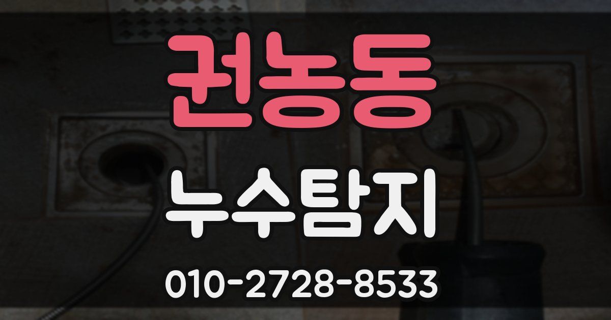권농동 누수공사