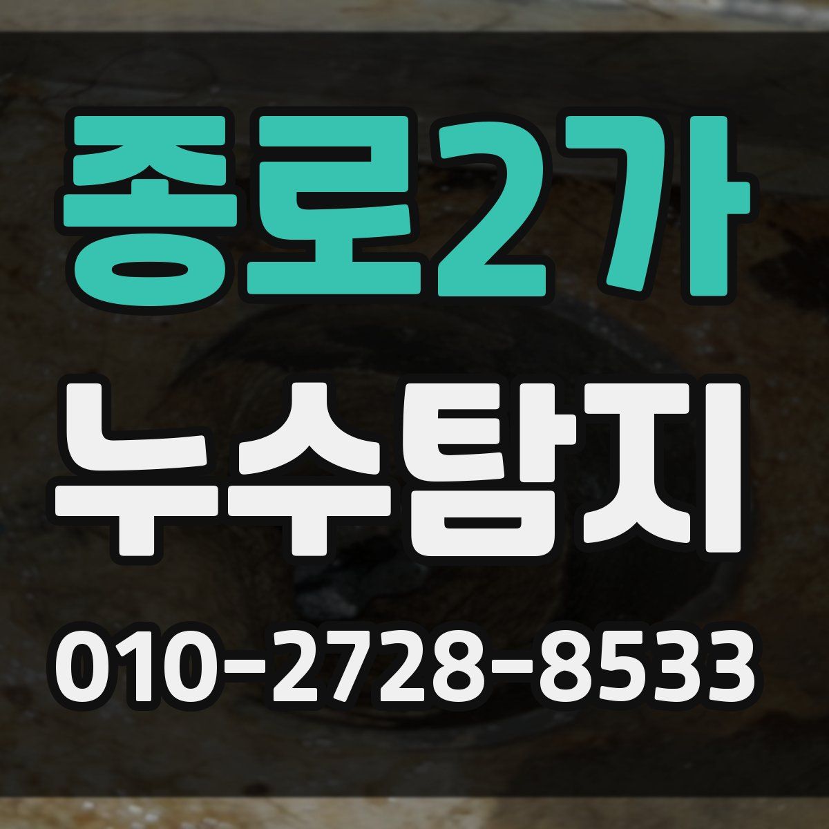 종로2가 누수탐지
