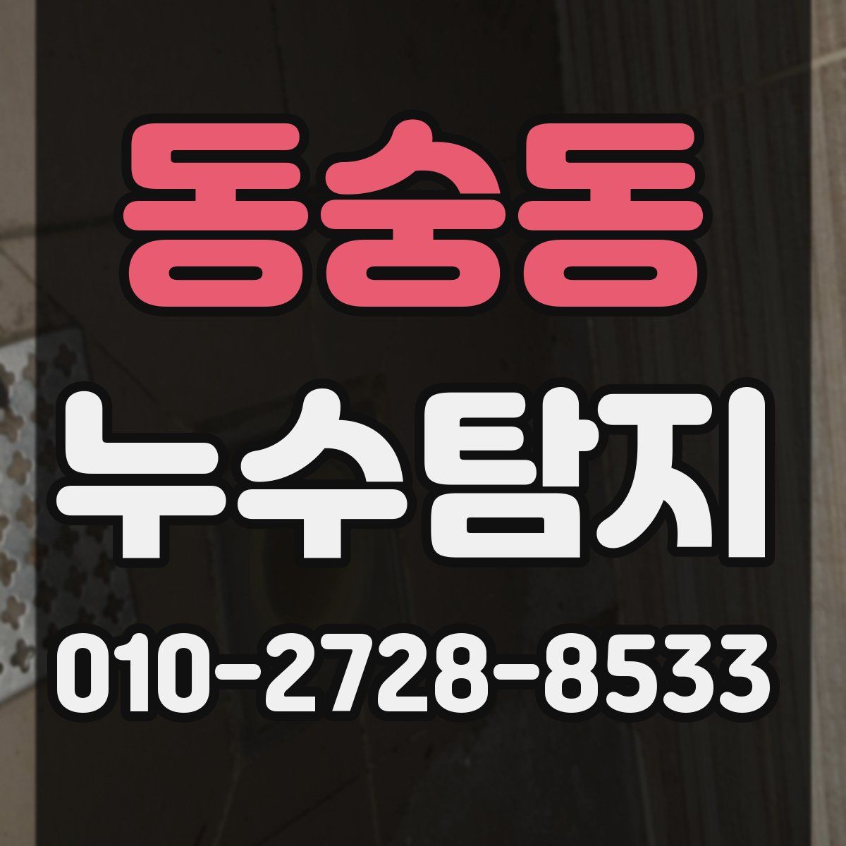 동숭동 누수탐지