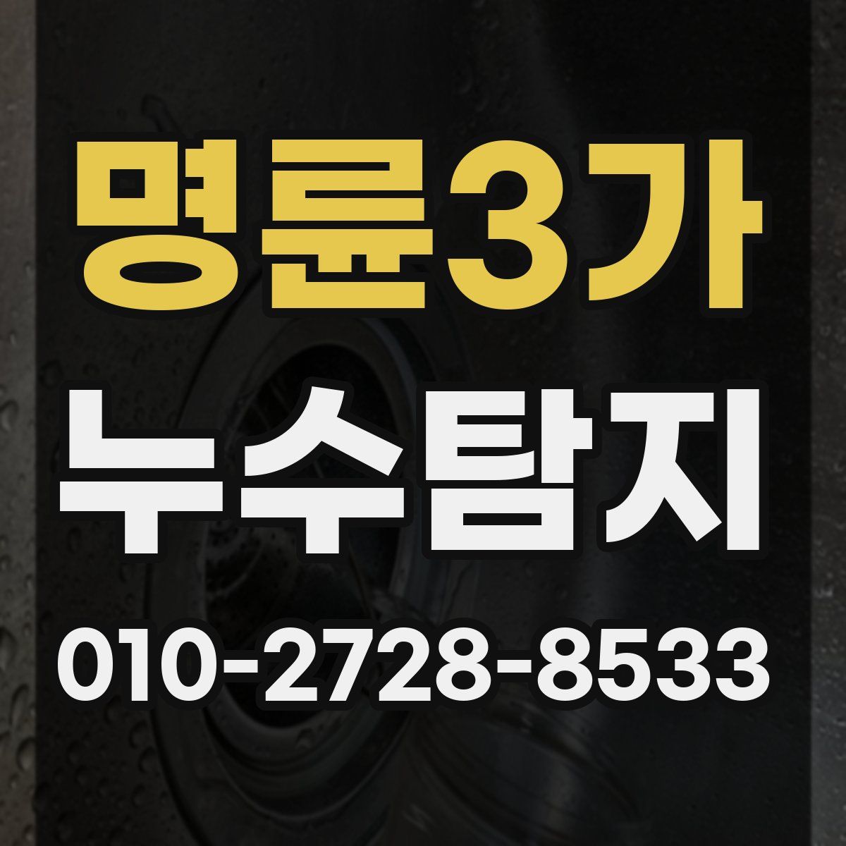 명륜3가 누수탐지