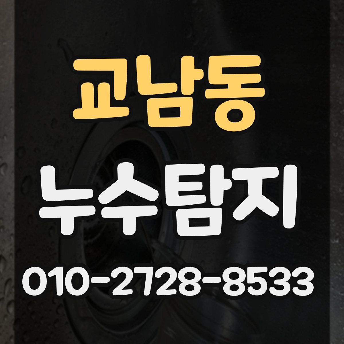 교남동 누수탐지