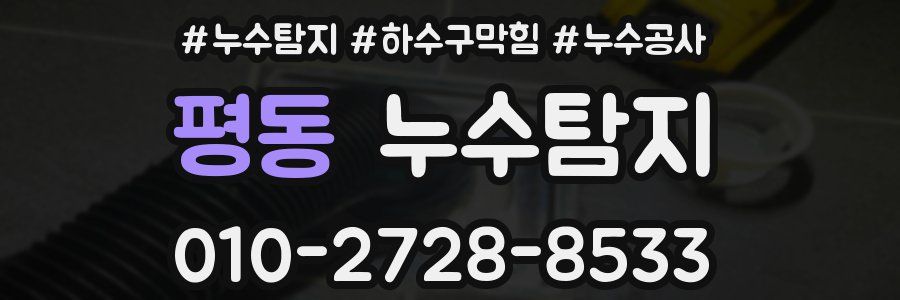 평동 누수탐지업체