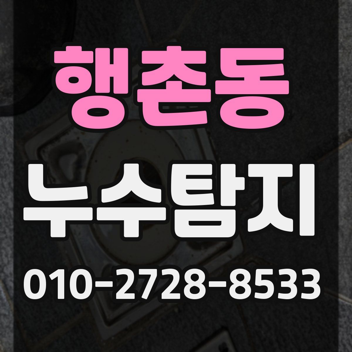 행촌동 누수탐지