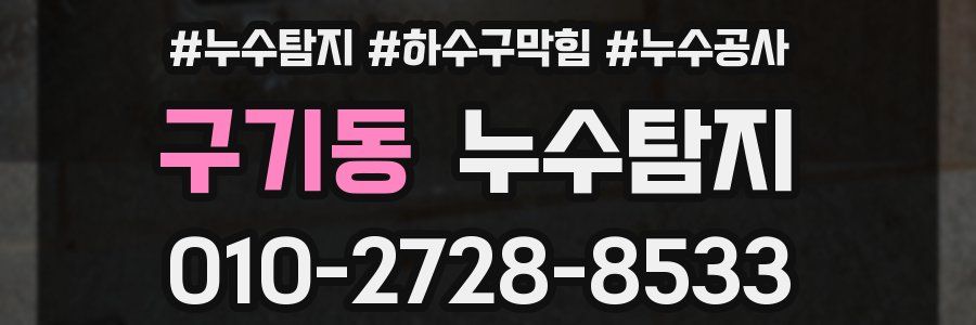 구기동 누수탐지업체