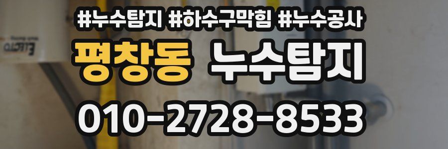 평창동 누수탐지업체