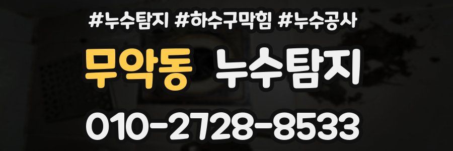 무악동 누수탐지업체