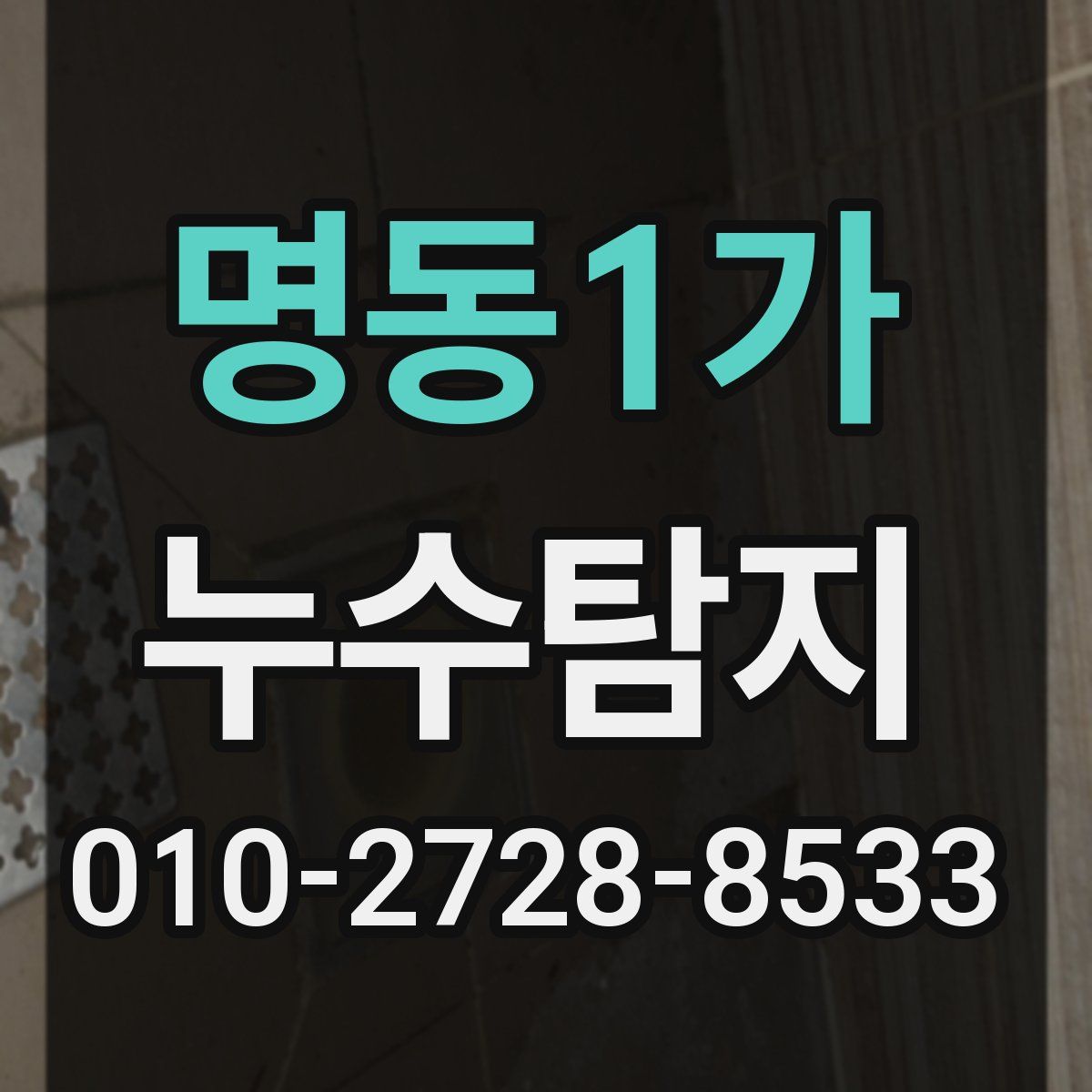 명동1가 누수탐지