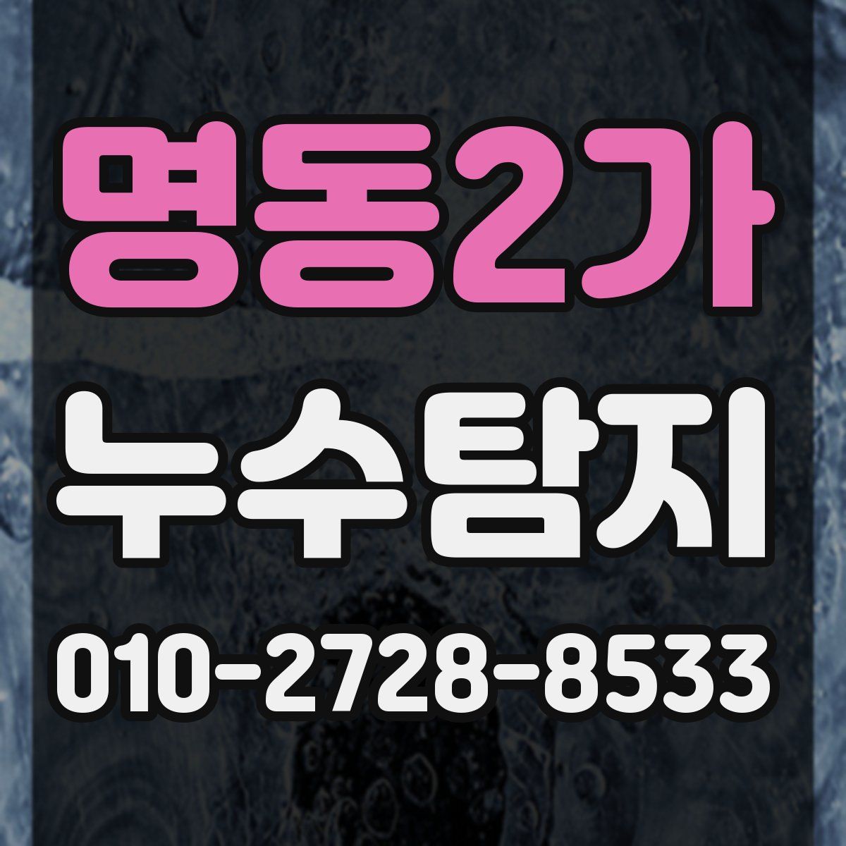 명동2가 누수탐지