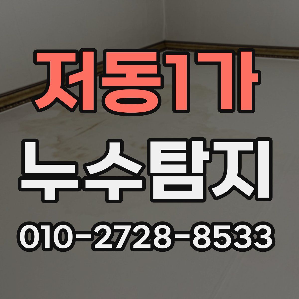 저동1가 누수탐지