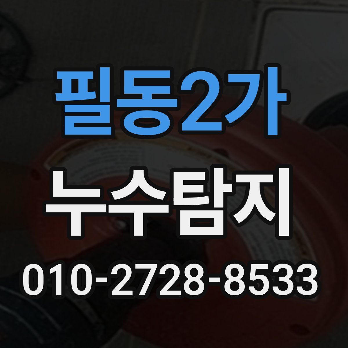 필동2가 누수탐지