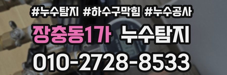 장충동1가 누수탐지업체