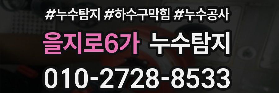 을지로6가 누수탐지업체