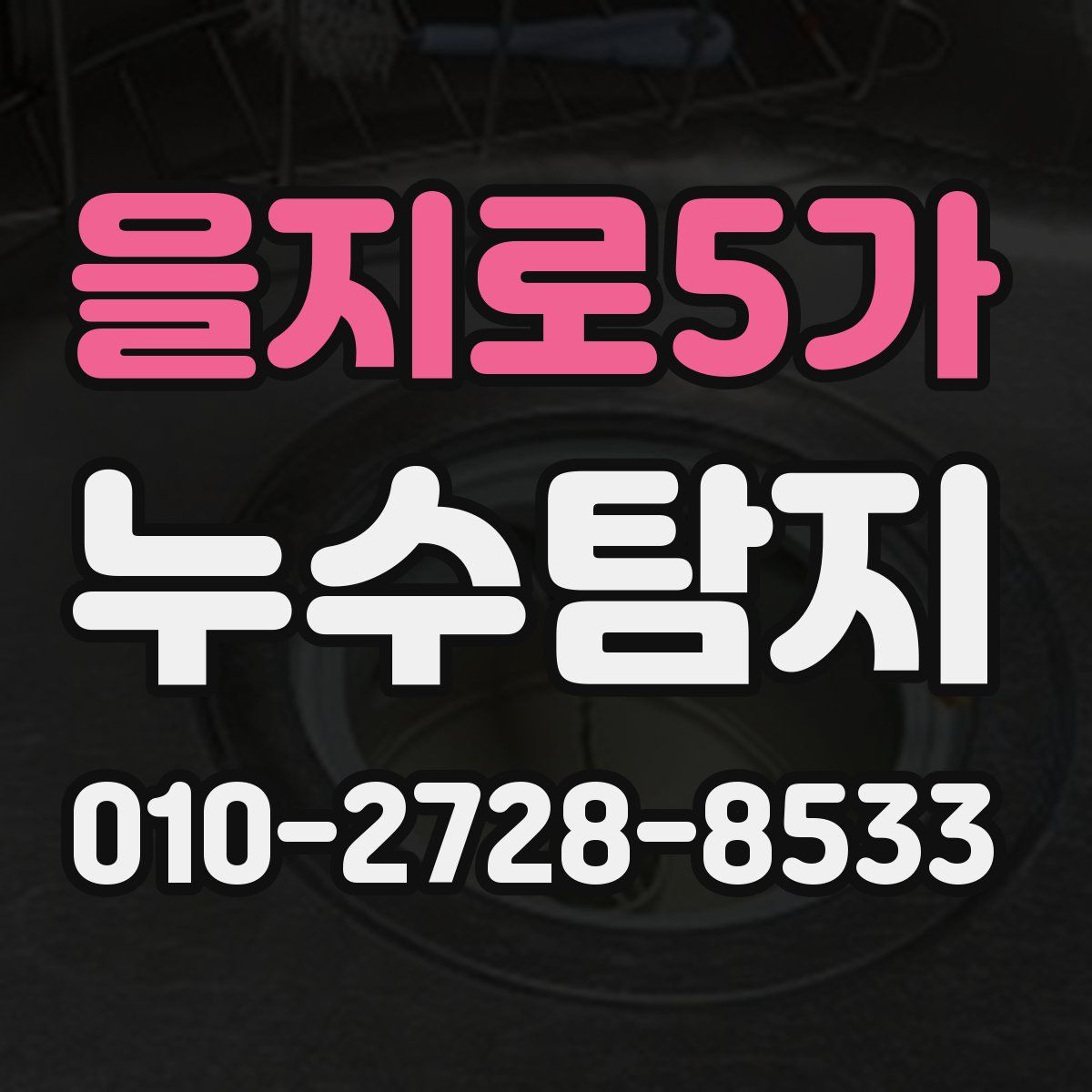 을지로5가 누수탐지