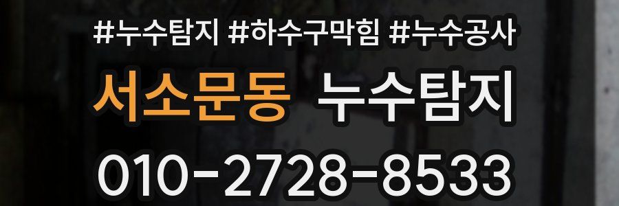 서소문동 누수탐지업체