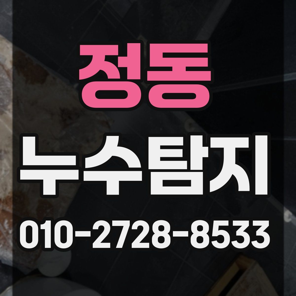 정동 누수탐지
