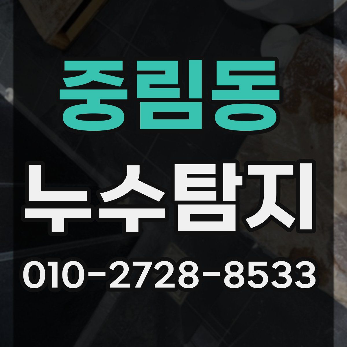 중림동 누수탐지