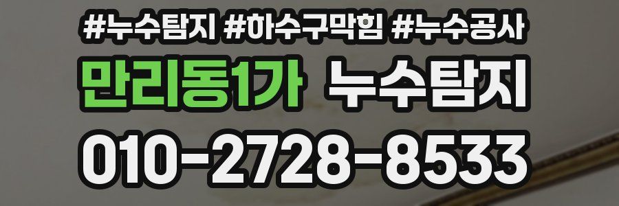 만리동1가 누수탐지업체