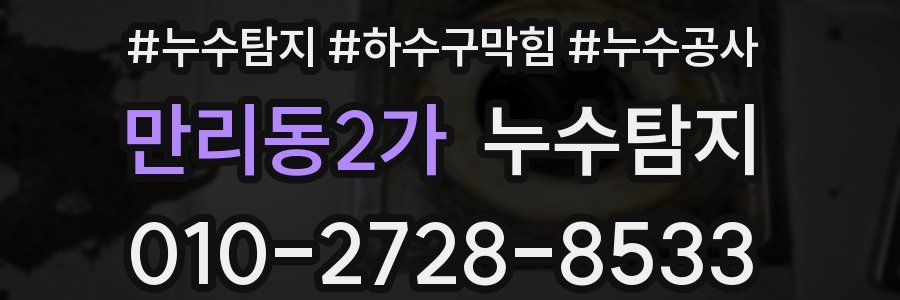 만리동2가 누수탐지업체