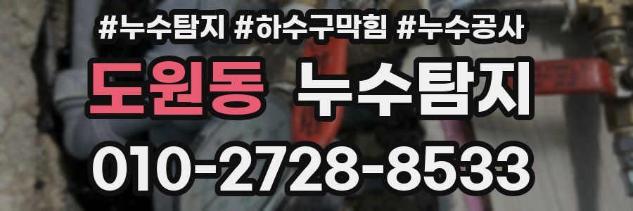 도원동 누수탐지업체