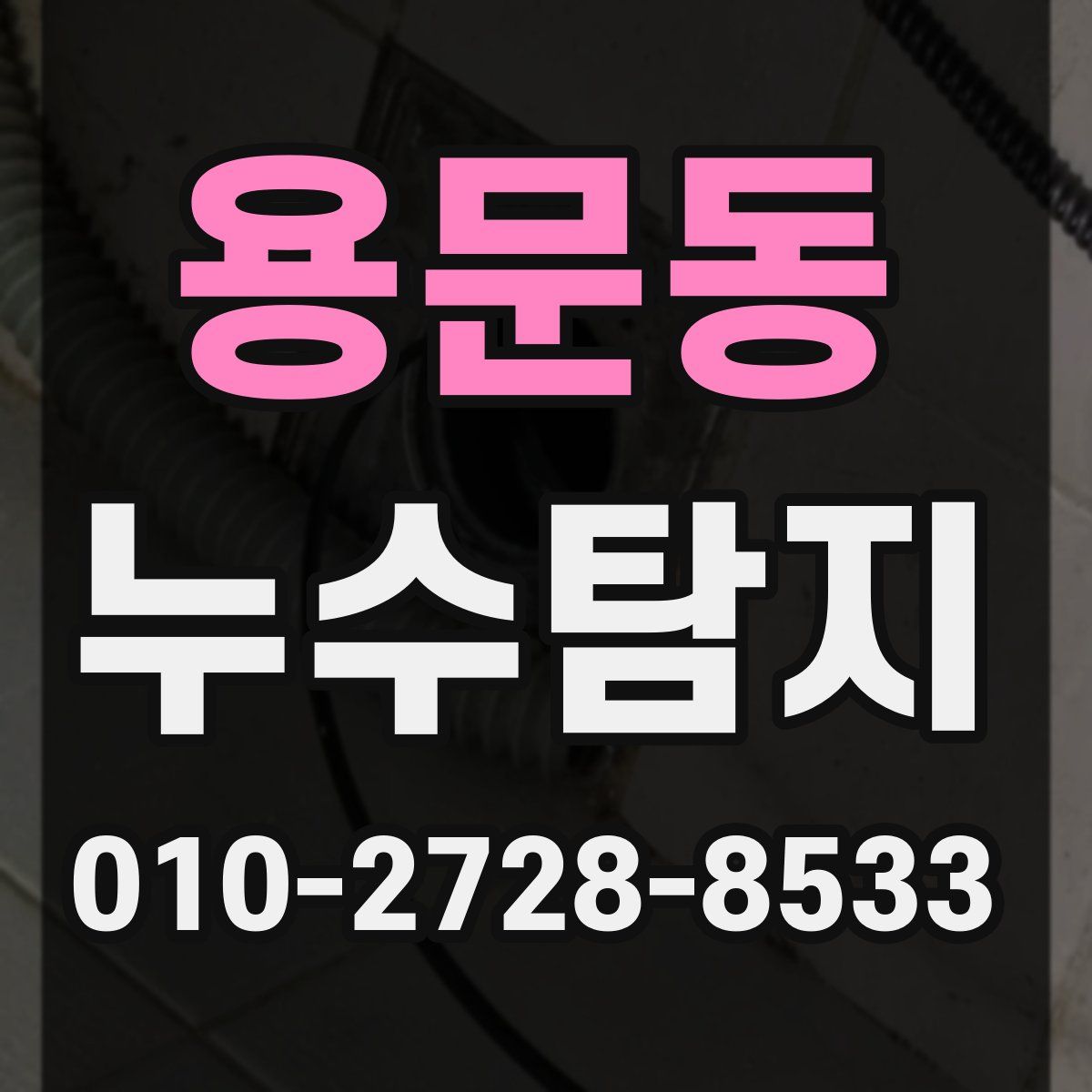 용문동 누수탐지