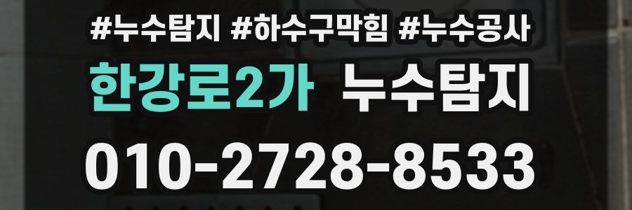 한강로2가 누수탐지업체