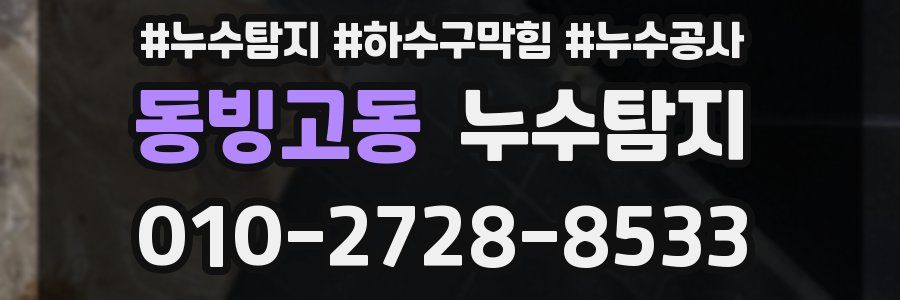 동빙고동 누수탐지업체