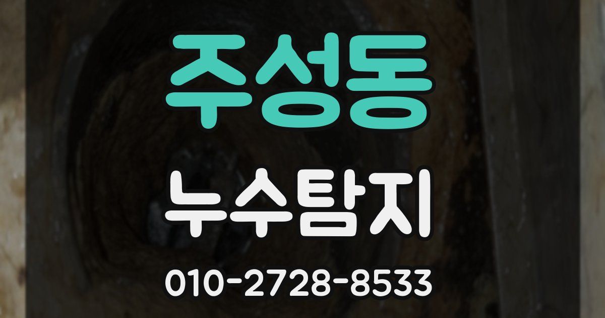 주성동 누수공사