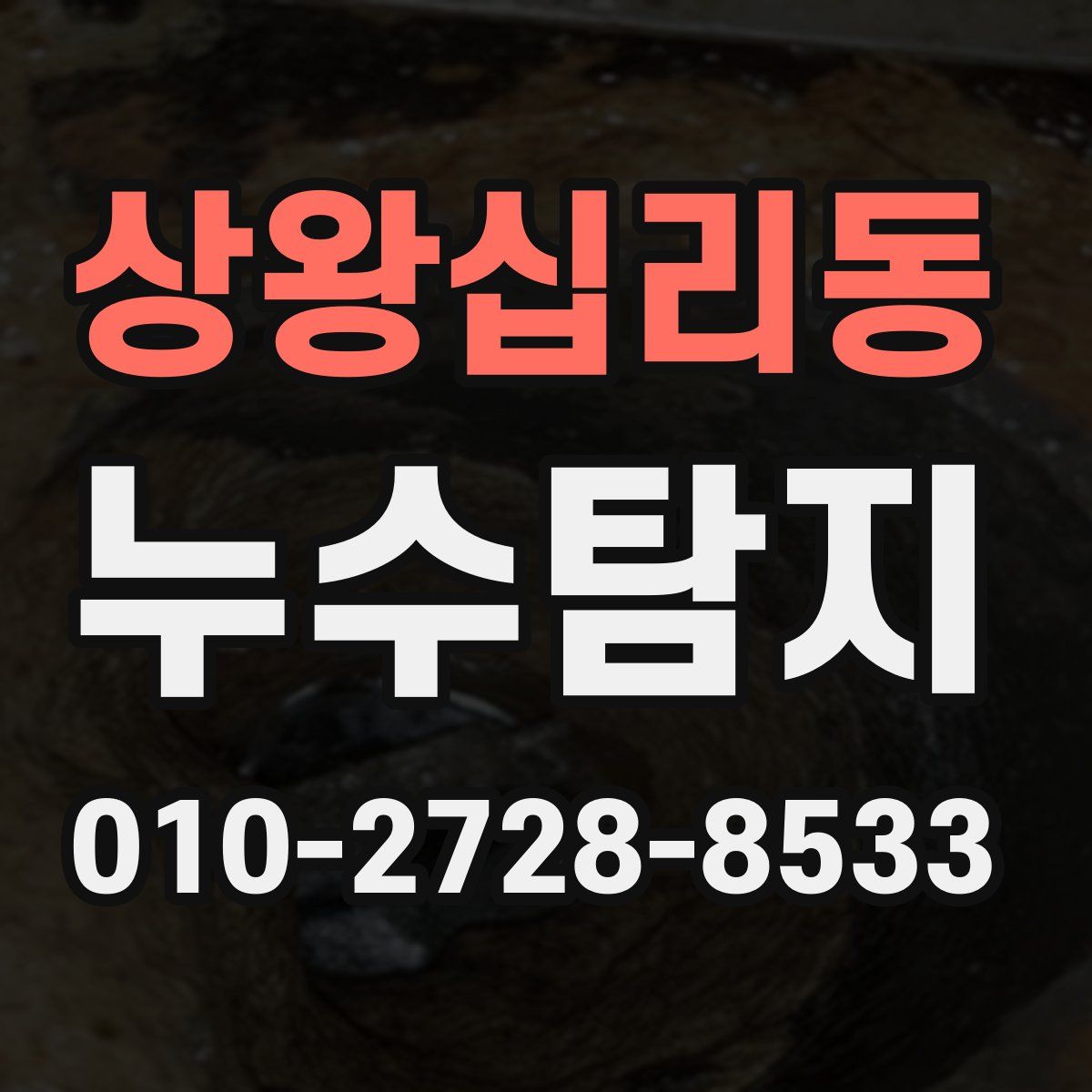 상왕십리동 누수탐지