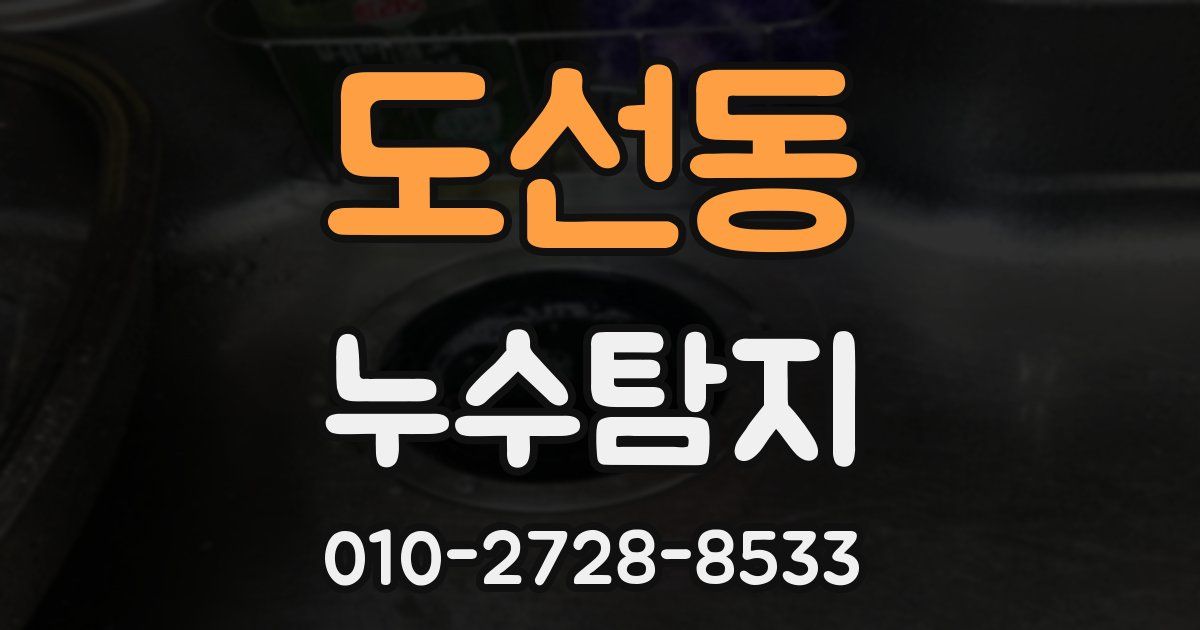 도선동 누수공사