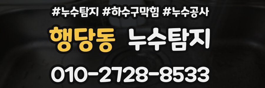행당동 누수탐지업체