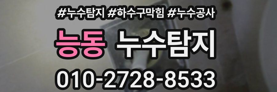 능동 누수탐지업체