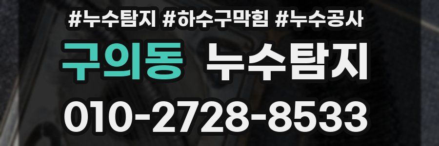 구의동 누수탐지업체